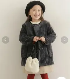 URBAN RESEARCH DOORS リバーシブルフリースコート(KIDS)