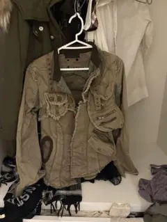 2way ミリタリー ギミックジャケット