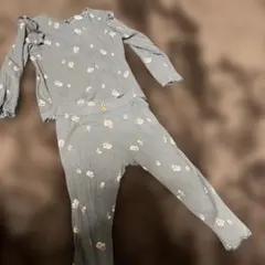 H&M 花柄長袖セットアップ 92（2T）