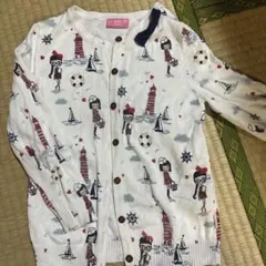 LC WAIKIKI マリン柄 カーディガン 110-116cm