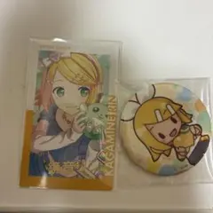 鏡音リン エピカ箔押し23c ふわぷち缶バッジ