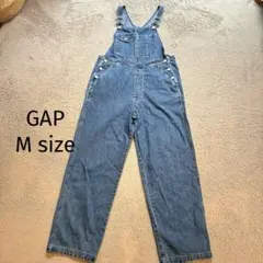 GAP オーバーオール デニム M ブルー サロペット