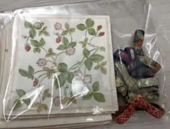 【新品未使用】ウエッジウッドワイルドストロベリーコースター5枚&箸置き