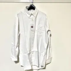 新品タグ付き　ホワイト 長袖ワイシャツ Lサイズ