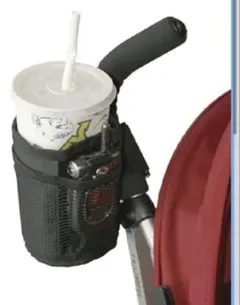 ベビーカー用ドリンクホルダー ブラック