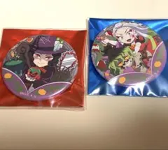 鬼滅の刃 ハロウィン2022 缶バッジ 鬼舞辻無惨 妓夫太郎&堕姫 2個セット