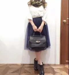 綺麗♪シュガーローズ★ネイビー　チュールスカートのサムネイル