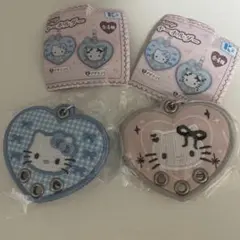 ハローキティ　刺繍カスタムキーホルダー　デザインB デザインC