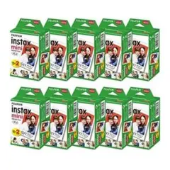 【破格覚悟】チェキフィルムinstaxmini 20枚×10セット(200枚)