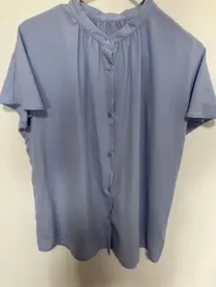 GU シャツ ブルー　ブラウスのサムネイル