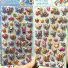 硬いぷくぷくシール　きゅんポップシール　エンジェルブルーセット