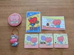 BT21ぷっくりラバマスグミ　ラバーマスコット等7点セット　TATA