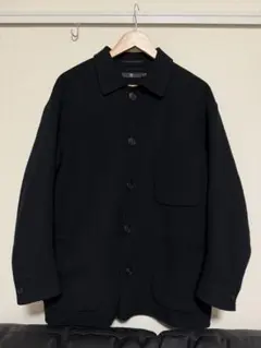 【美品】UNIQLO ウールブレンドオーバーサイズシャツジャケット