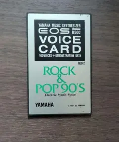 Yamaha EOS B500 Voice Card TK5 小室哲哉　TMN YAMAHA EOS B500 VOICE CARD 小室哲哉 DRESS UP TMN TK3 ボイスカード