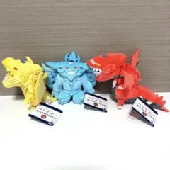 新品タグ付き] ゆる☆ぎ☆お～ ぬいぐるみマスコット3 三幻神 3種