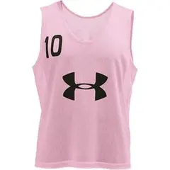 アンダーアーマー UNDER ARMOUR 番号付きピンク色ビブス10枚セットのサムネイル