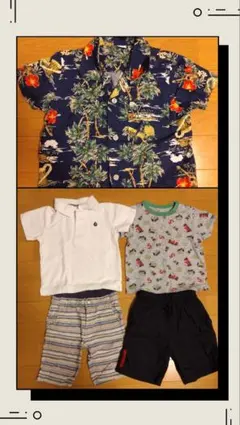 男の子　100 まとめ売り　5点セット　夏