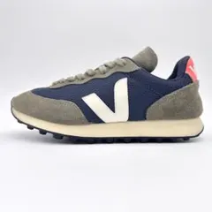 ●VEJA ヴェジャ リオブランコ グリーン ネイビー スエード メッシュ 22のサムネイル