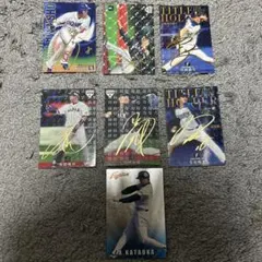 プロ野球チップスサイン入りトレーディングカードセットまとめ売り