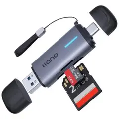 llano SDカードリーダー Type-C / USB 3.0