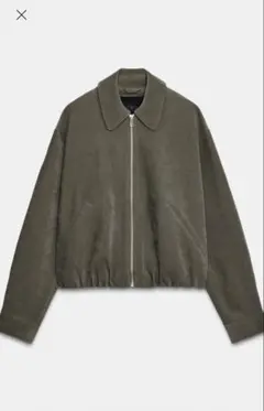 ZARA フェイクスエード ジップアップジャケットのサムネイル