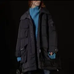 プランクプロジェクト　ワッシャーナイロンボリュームミドルコート