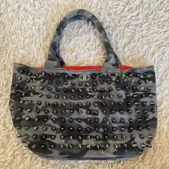 迷彩柄スタッズトートバッグ DIAVEL