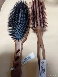 y.sパークロールブラシ木製ハンドル ヘアブラシ4点セット y.sパークロールブラシ木製ハンドル ヘアブラシ4点セット - メルカリ