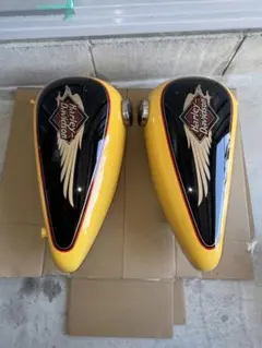 Harley-Davidson FLSTSシートセット 黒×赤 - メルカリ