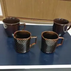 【未使用・値下げ】 ネスカフェ ゴールド 非売品 レトロ品＋陶器マグカップ2個