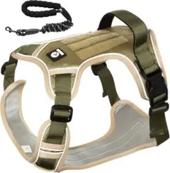 犬 ハーネス 小型犬 中型犬 胴輪 引っ張り防止 着脱簡単 喉に優しい 夜間反射