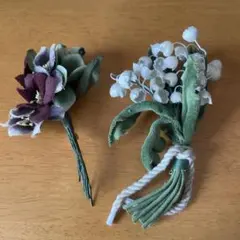 コサージュ2種類