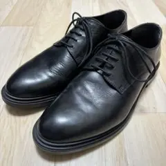 GU ジーユー ダービーシューズ リアルレザー ブラック