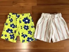 【ほぼ新品】ZARA ハーフパンツ5-6歳　ブランシェス　半ズボン花柄　保育園着
