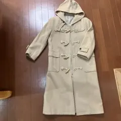 i.n.e フード付きダッフルコート ベージュ