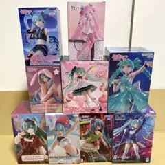 初音ミク プライズ フィギュア 9個 セット まとめ売り