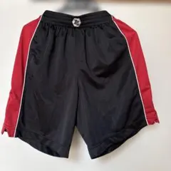 BALLLINE バスケットボールパンツ M 黒/赤