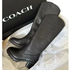2025年最新】COACH カラー：ブラック系 ロングブーツの人気アイテム