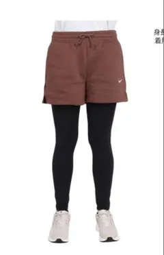 NIKE スウェットショートパンツ ブラウン