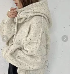 アプレジュールミニョン♡バラクラバ付きニットのサムネイル