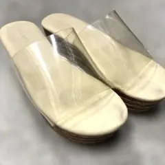 Re:EDIT クリアベルト ウェッジソール サンダルのサムネイル