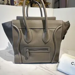 CELINE セリーヌ ラゲージ ミニ ハンドバッグ　スリ