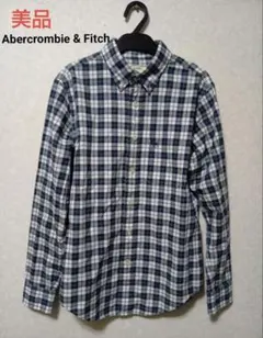 美品Abercrombie & Fitch 長袖シャツ XS チェック　アバクロ