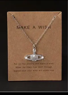 惑星モチーフ ネックレス 40cm + 7cm