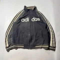 00s adidas cotton logo track jacket y2k