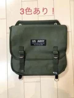 復刻版 立花US army サドルバッグ サイドバッグ 旧車 オリーブ - メルカリ