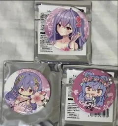 にじさんじ あやかき HANABIYORI 缶バッジ 等身デフォルメ3種 梢桃音