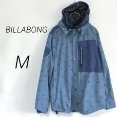 (sw2232)ビラボン【M】スノボウェア スノボジャケット 薄手総柄 アウター