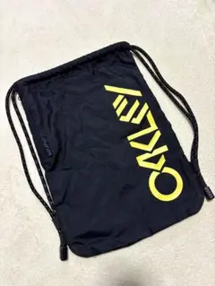 【希少】オークリー OAKLEY ナップサック 黒 蛍光色 チャック付き