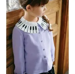 エニィファム　新品　音符ボタンカーディガン　140